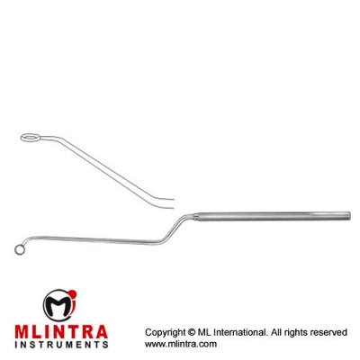 Nicola Micro Curette Bayonet Shaped - Right Stainless Steel, 21.5 cm - 8 1/2" Diameter 6.5 mm Ø Nicola Micro Curette Bayonet Shaped - Right Stainless Steel, 21.5 cm - 8 1/2" Diameter 6.5 mm Ø